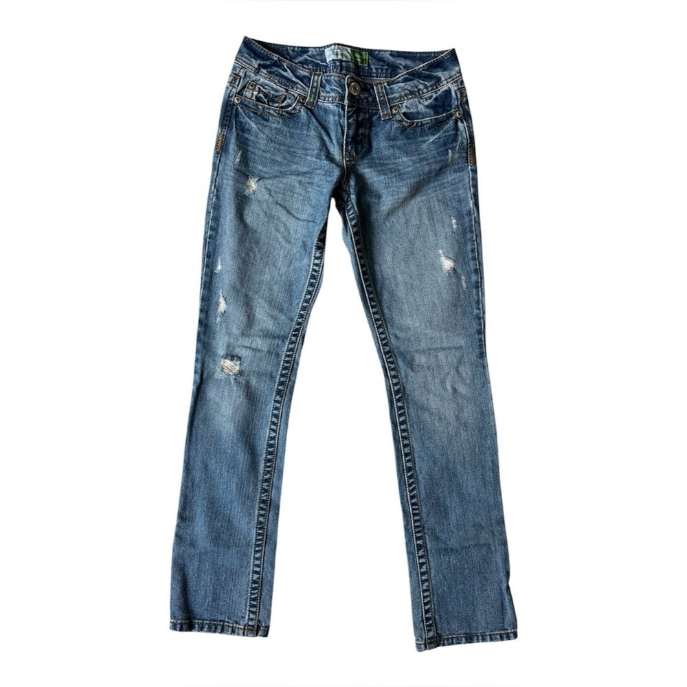 Vintage Y2K Aeropostale True Low Rise Bayla Skinny Jeans Womens 3/4